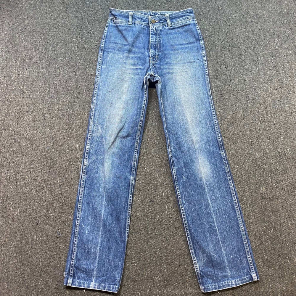 Jordache Vintage Jeans Sz 30 Womens Blue Retro 90s High Rise Straight Leg Denim